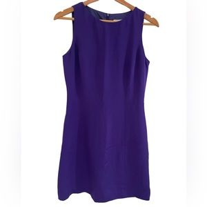 Hugo Buscati 100% Silk Dress, Color Purple